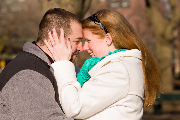 Patty and Chris' Engagement shoot on the esplanade in Boston by Vail Fucci of Fucci's Photos