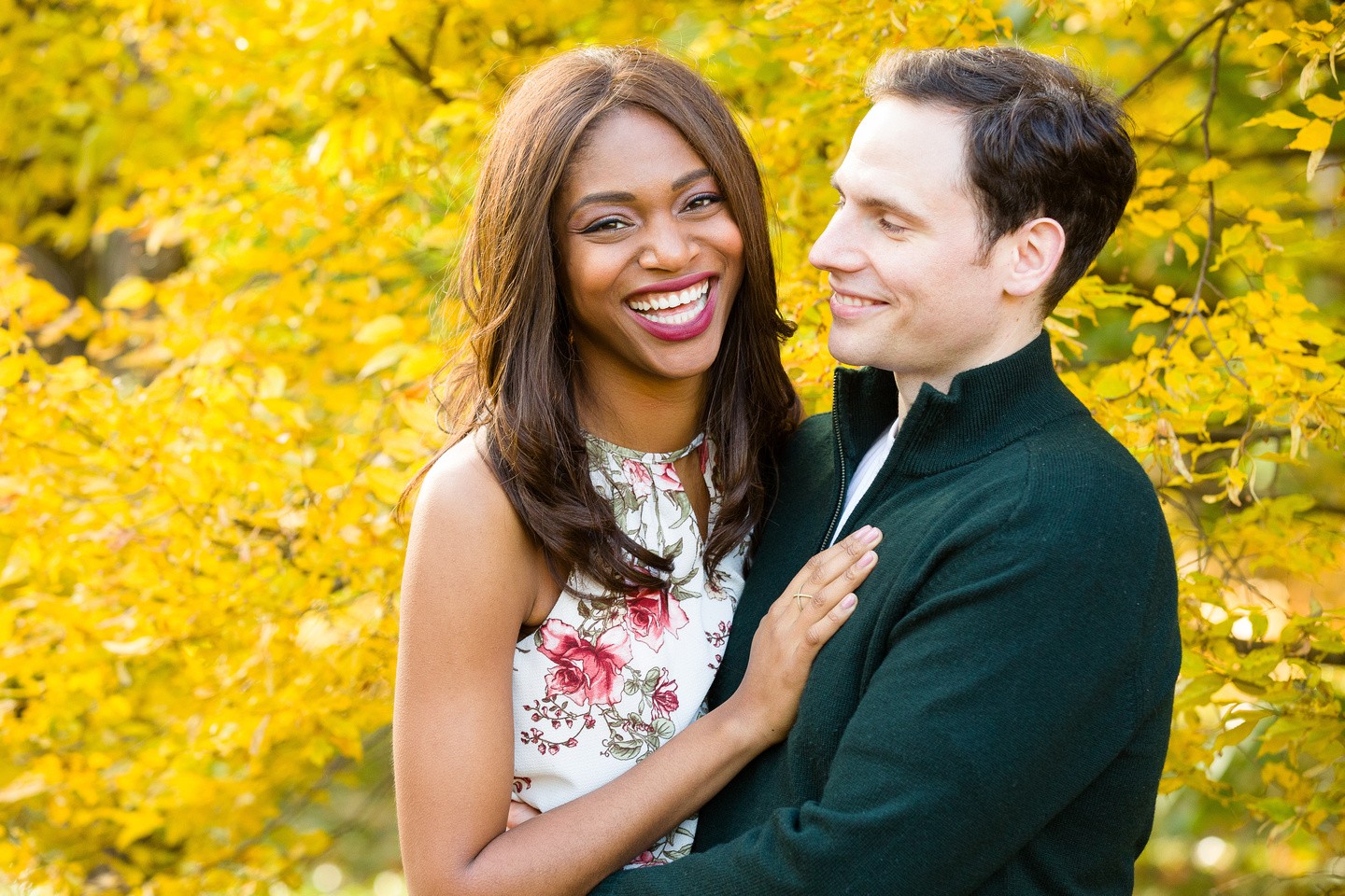 Read more about the article Bree and Nick’s Fall Foliage Inspired Engagement Shoot at the Arnold Arboretum