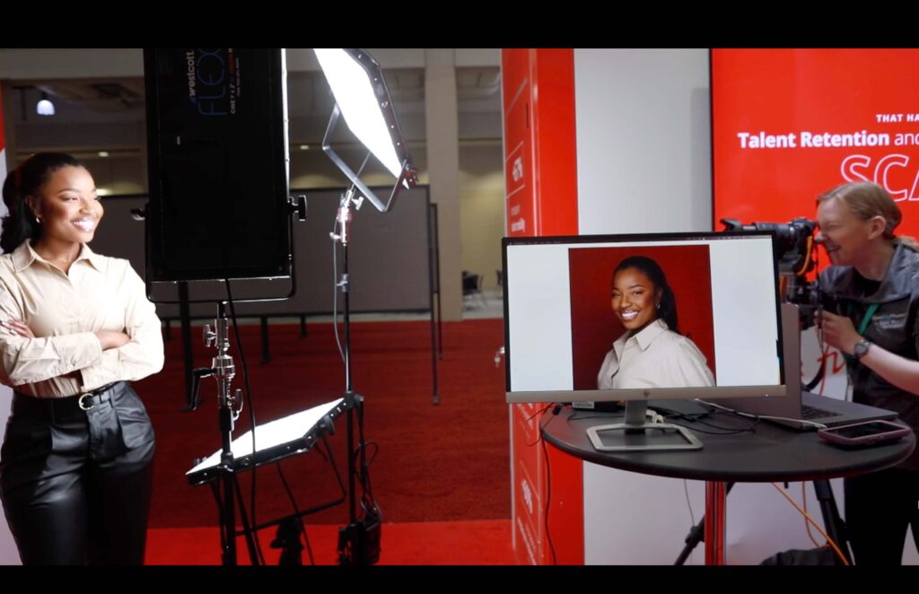 Vail Fucci Photography Headshot Booth at a conference